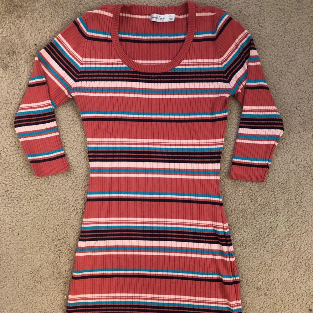 Summer & Sage Ribbed dress size large